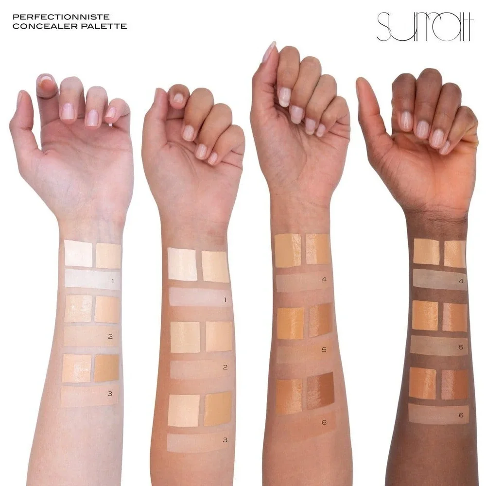 Surratt Warm Peach /Light Tan /Yellow Powder Perfectionniste Concealer Palette 3